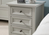 Maine Dove Grey Bedside - room